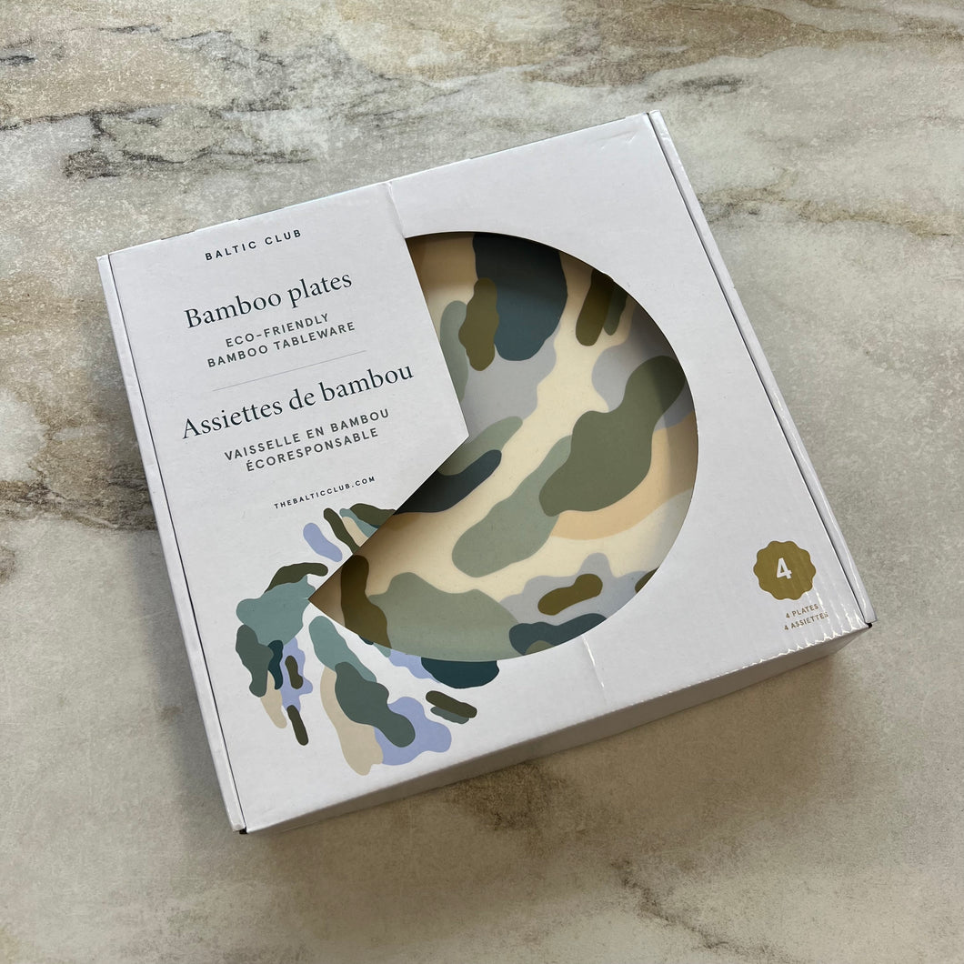 Assiettes de bambou Baltic Club