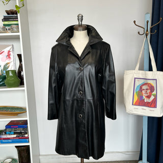 Manteau en cuir Lavoie Morin cuir et fourrures