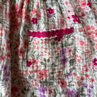 Robe fleurie en coton Deux par Deux 2 ans