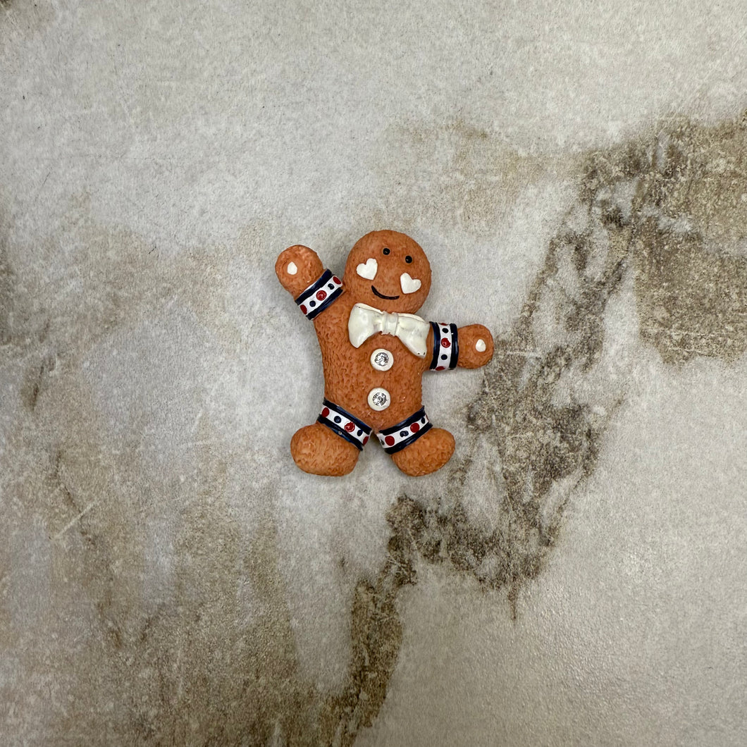 Broche bonhomme de pain d'épice