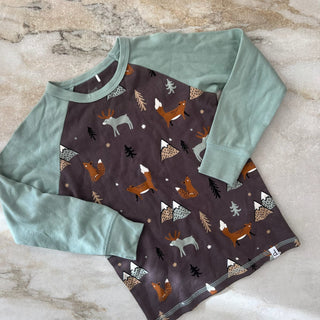 Chandail pyjama montagne Deux par Deux 4 ans