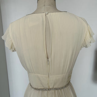 Robe midi plissée en mousseline Self-portrait - Les Mal-Aimés ❤️‍🩹