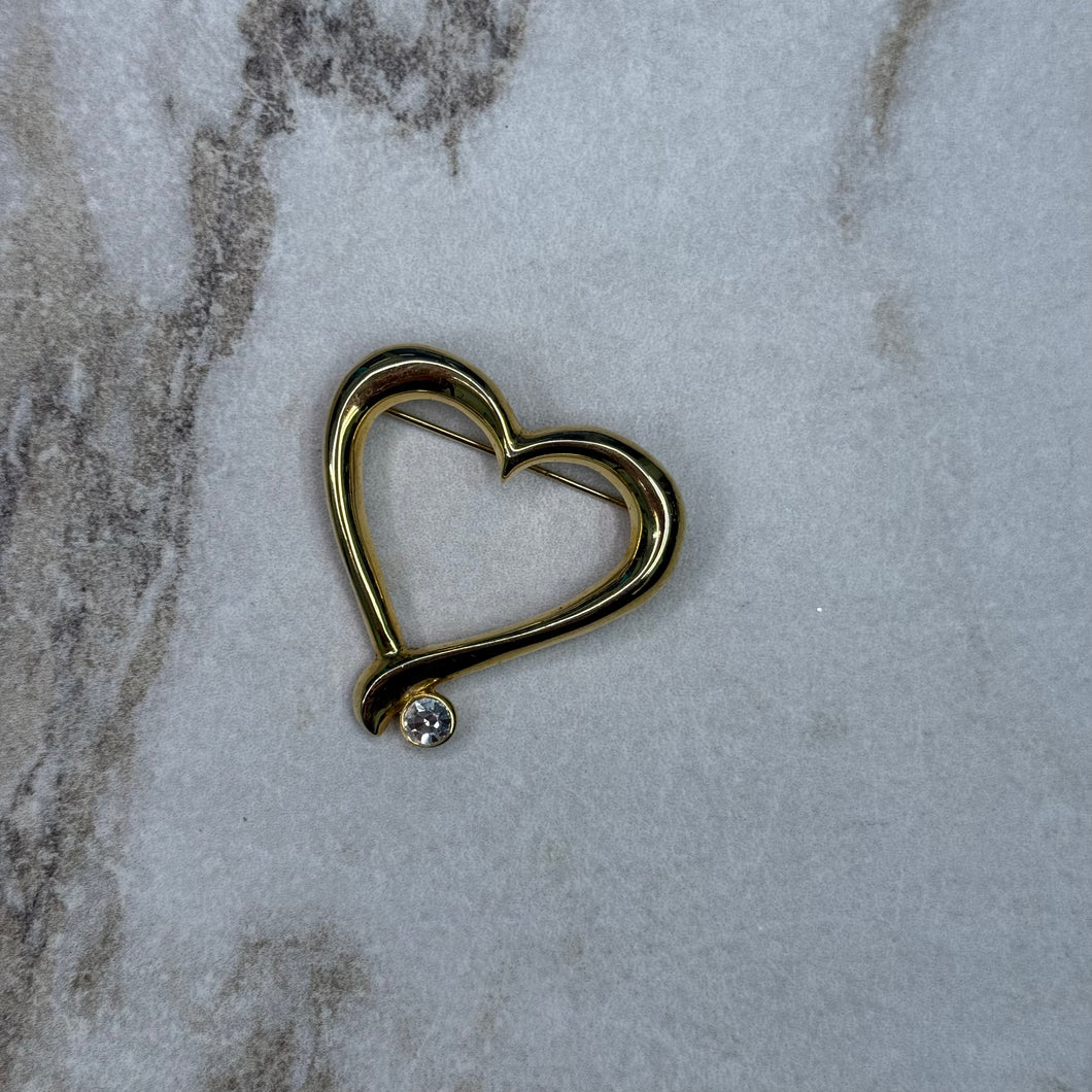 Broche en coeur