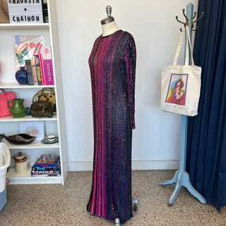 Robe longue plissée Missoni