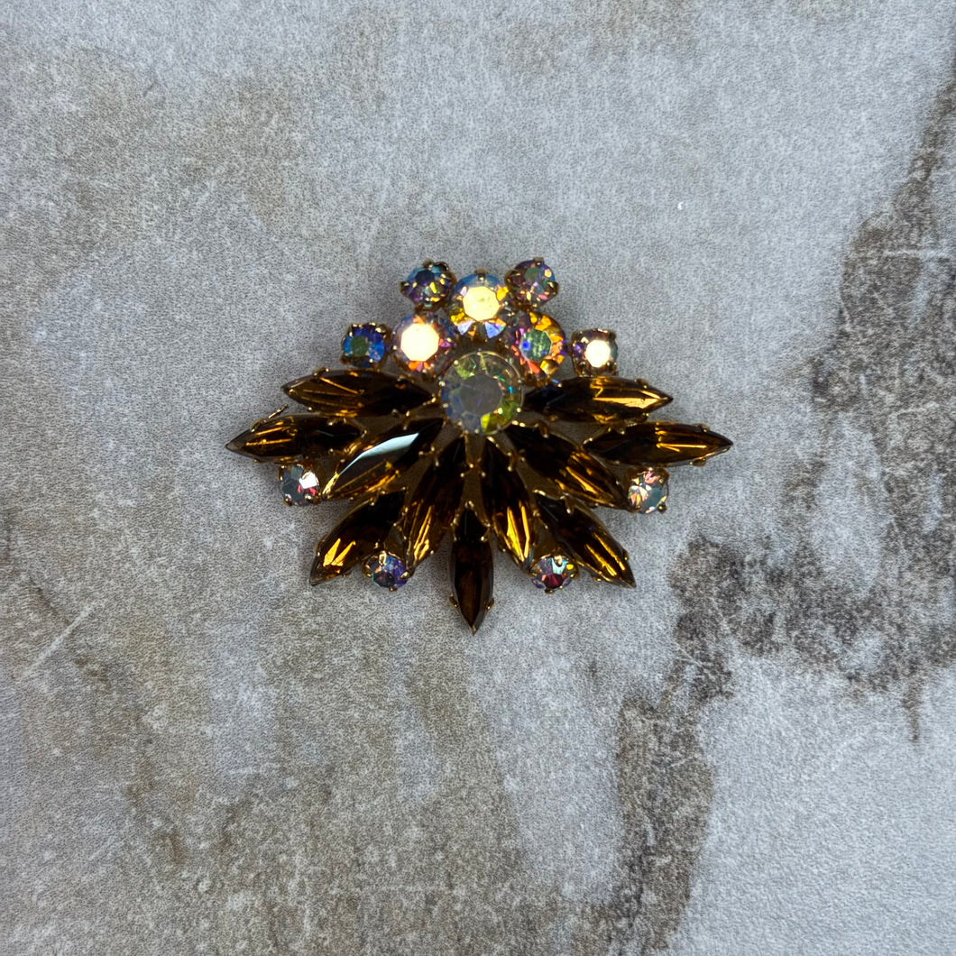 Broche éventail