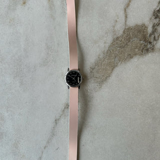 Montre 26mm bracelet long rose pâle Chikiboom