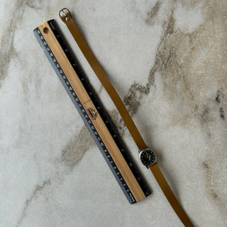 Montre 26mm bracelet long brun Chikiboom