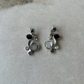 Boucles d'oreilles cercles Spoutnik