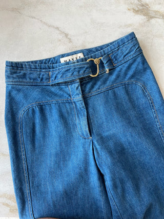 Pantalon jeans Chappy Maison Mayle La feminine