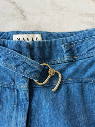 Pantalon jeans Chappy Maison Mayle La feminine
