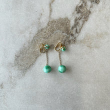 Charger l'image dans la galerie, Boucles d'oreilles vertes Sherman
