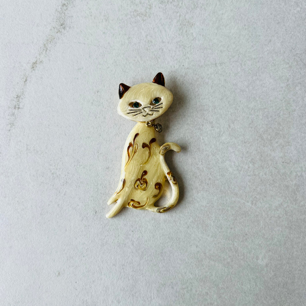 Broche chat