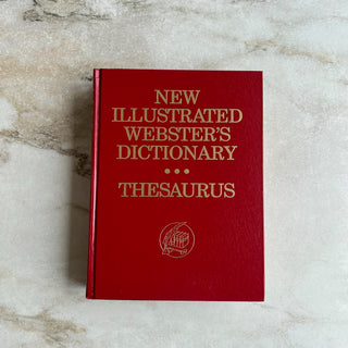 Livre New Illustrated Webster's Dictionary. Thesaurus