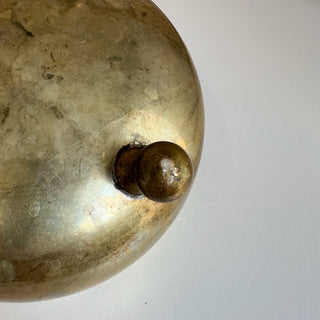 Bouilloire théière vintage en laiton Judaica