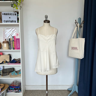 Camisole ivoire drapée Theory