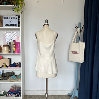 Camisole ivoire drapée Theory