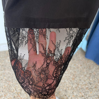 Camisole noire en soie Simona Barbieri Twinset