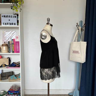 Camisole noire en soie Simona Barbieri Twinset
