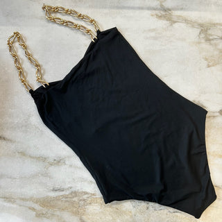 Maillot de bain une pièce noir Calarena