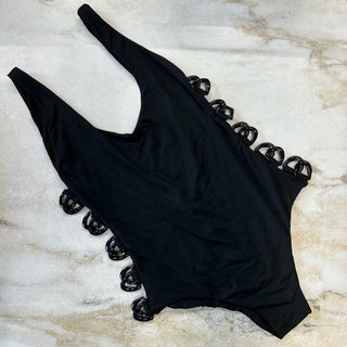 Maillot de bain une pièce noir Calarena