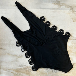 Maillot de bain une pièce noir Calarena