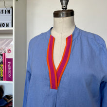 Charger l'image dans la galerie, Robe tunique bleue Max Volmary
