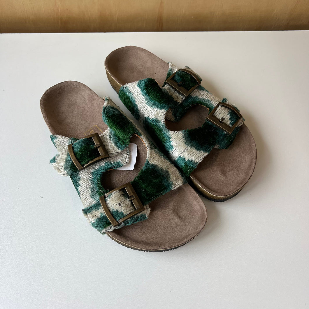 Sandales SilkWorm Treasures vertes