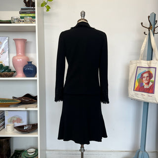 Ensemble veston et jupe vintage en laine Armani Collezioni