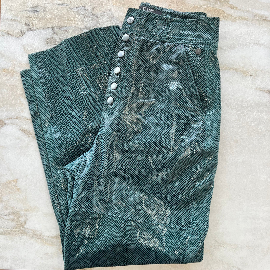 Pantalon en cuir Scotch & Soda
