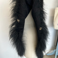 Charger l'image dans la galerie, Poncho en laine avec fourrure Liu Jo
