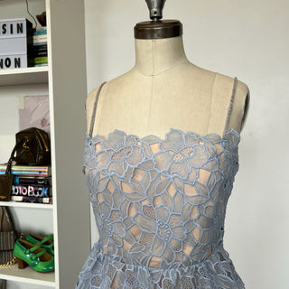 Robe midi en dentelle Self-portrait
