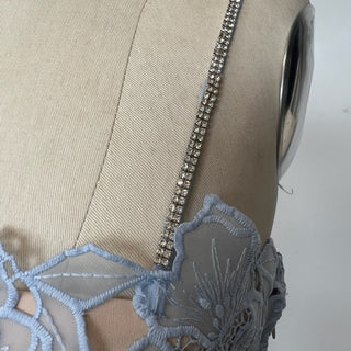 Robe midi en dentelle Self-portrait
