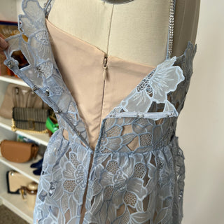 Robe midi en dentelle Self-portrait