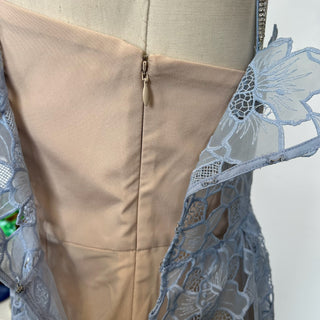 Robe midi en dentelle Self-portrait