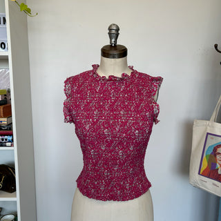 Blouse plissée J. Crew Liberty Fabric