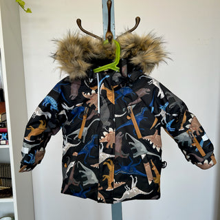Manteau d'hiver dinosaures Deux par Deux 2 ans
