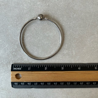 Bracelet rigide cœur argent 925 Pandora