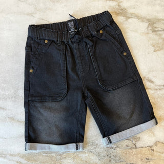 Short bermuda noir Deux par Deux 8 ans