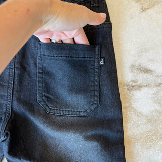 Short bermuda noir Deux par Deux 8 ans