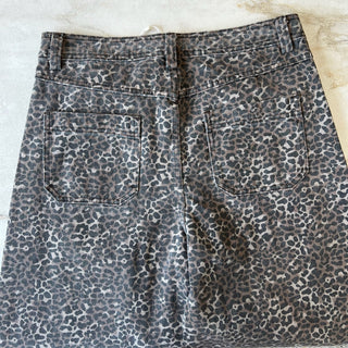 Pantalon jeans Socca léopard Grace & Mila