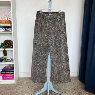 Pantalon jeans Socca léopard Grace & Mila