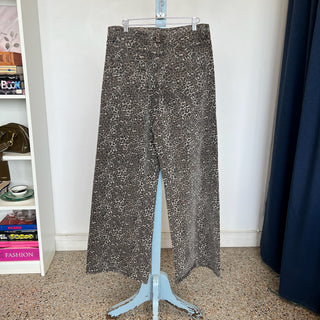 Pantalon jeans Socca léopard Grace & Mila