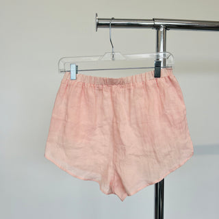 Short en lin rose Vitamin A