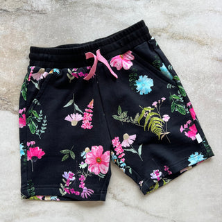 Short fleurs cordon rose Deux par Deux 2 ans
