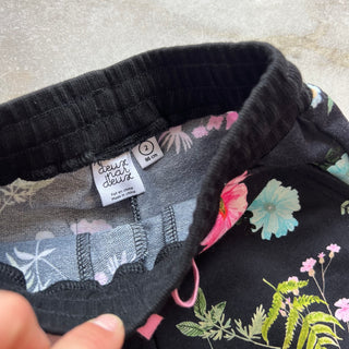 Short fleurs cordon rose Deux par Deux 2 ans
