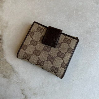 Portefeuille en toile Gucci