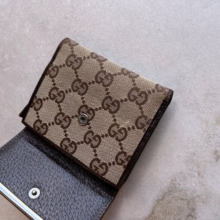 Portefeuille en toile Gucci