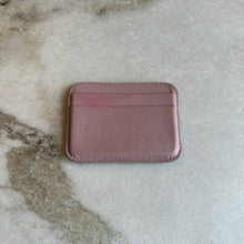 Charger l'image dans la galerie, Porte-cartes rose en cuir Balenciaga
