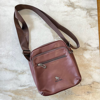 Sac bandoulière en faux cuir Polo Hill