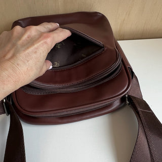 Sac bandoulière en faux cuir Polo Hill